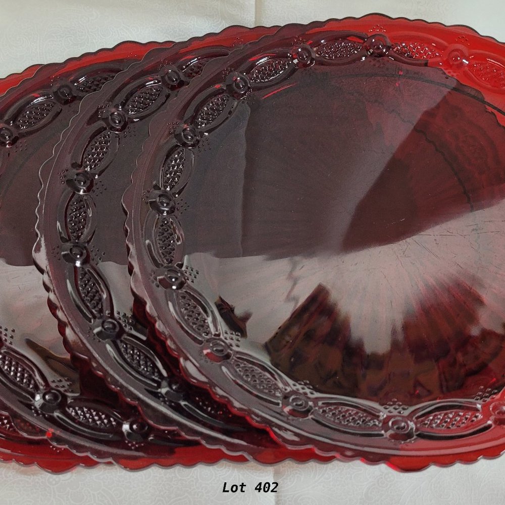 4 Vintage Dinner Plates Cape Cod Collection 1876